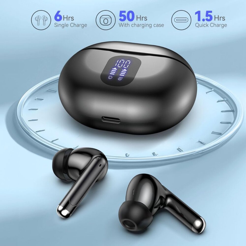 Wireless Earbuds, 2024 Bluetooth 5.3 Headphones